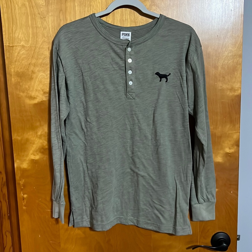 Light, Heather green Pink brand long sleeve.